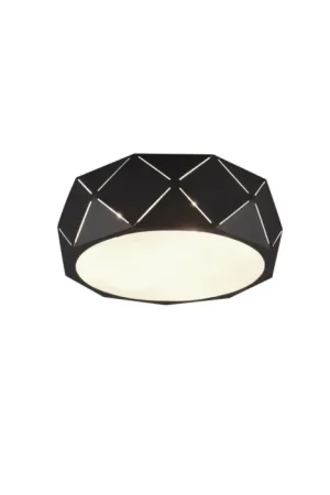 Actieprijs Trio ZANDOR Plafondlamp Zwart, 3-lichts