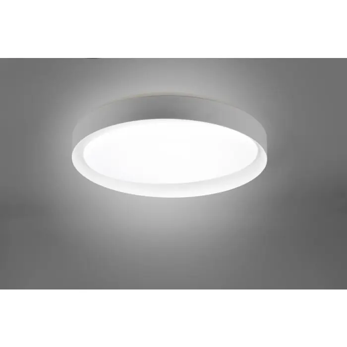 Reality Zeta Plafondlamp LED Grijs, 1-licht, Afstandsbediening Tijdelijk Beschikbaar