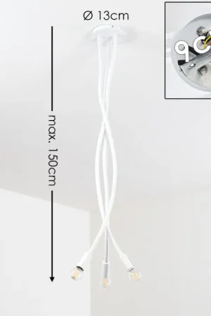 Wertach Plafondlamp Wit, 3-lichts Meest Verkocht