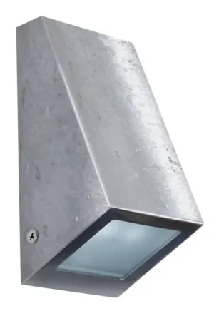 Must-Have KS Verlichting Downlighter Muurlamp roestvrij staal, 1-licht