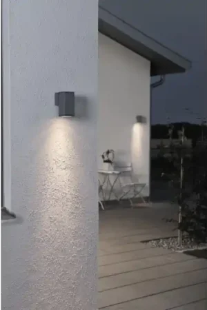Konstsmide MONZA Muurlamp Antraciet, 1-licht Bestseller