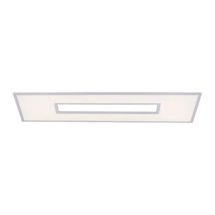 Leuchten-Direkt RECESS Plafondlamp LED Wit, 2-lichts, Afstandsbediening, Kleurwisselaar Shop Nu