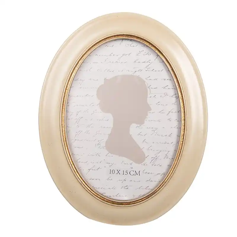Veilige Betaling Clayre & Eef Fotolijst 10x15 cm Beige Kunststof