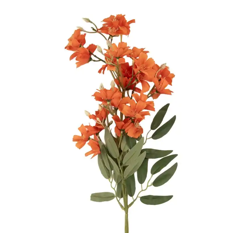 Direct Verzonden Clayre & Eef Kunstbloem 72 cm Oranje Kunststof
