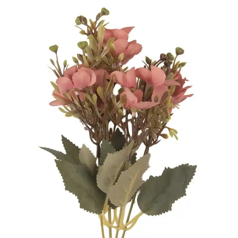 Clayre & Eef Kunstbloem 32 cm Roze Kunststof Hete Deal