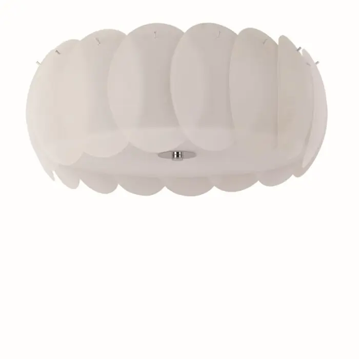 Flitsaanbieding Ideallux OVALINO Plafondlamp Wit, 8-lichts