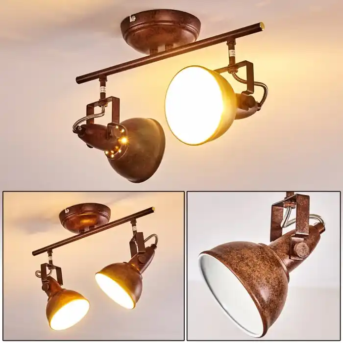 Premium Tina Plafondlamp Roest, 2-lichts