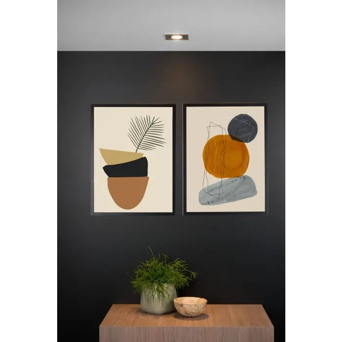 Koop Online Lucide TUBE Inbouwstraler Nikkel mat, 1-licht