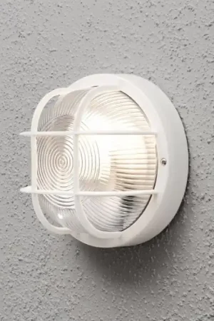 Konstsmide Mantova Muur en plafond verlichting Wit, 1-licht Veilige Betaling