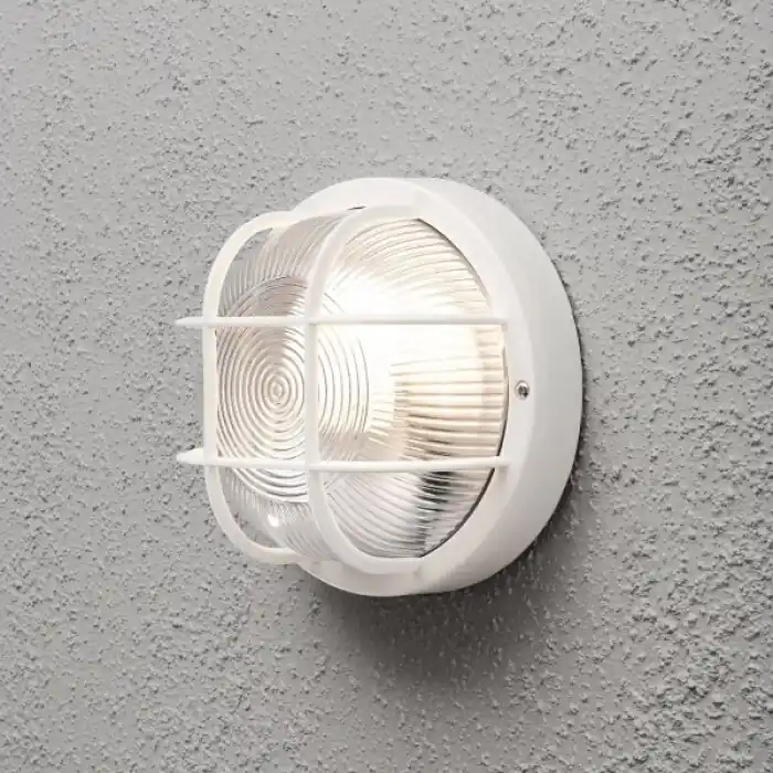 Konstsmide Mantova Muur en plafond verlichting Wit, 1-licht Veilige Betaling