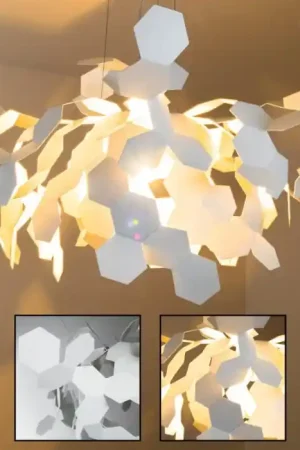 Favoriet Zava Luce Andromeda Hanglamp Wit, 1-licht