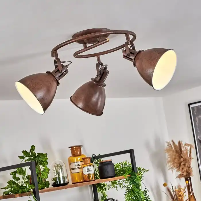 Shop Nu Koppom Plafondlamp Roest, 3-lichts