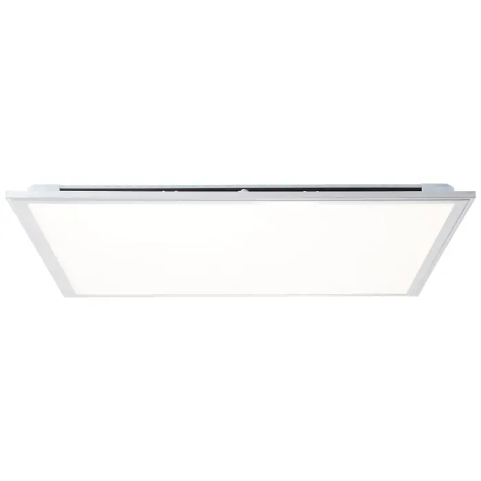 Brilliant Alissa Paneel LED Zilver, 1-licht, Afstandsbediening, Kleurwisselaar Direct Verzonden