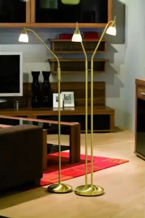 Paul Neuhaus PINO Staande lamp Messing, 1-licht Nieuw