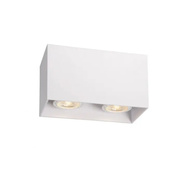 Lucide BODI Plafondlamp Wit, 2-lichts Koopje