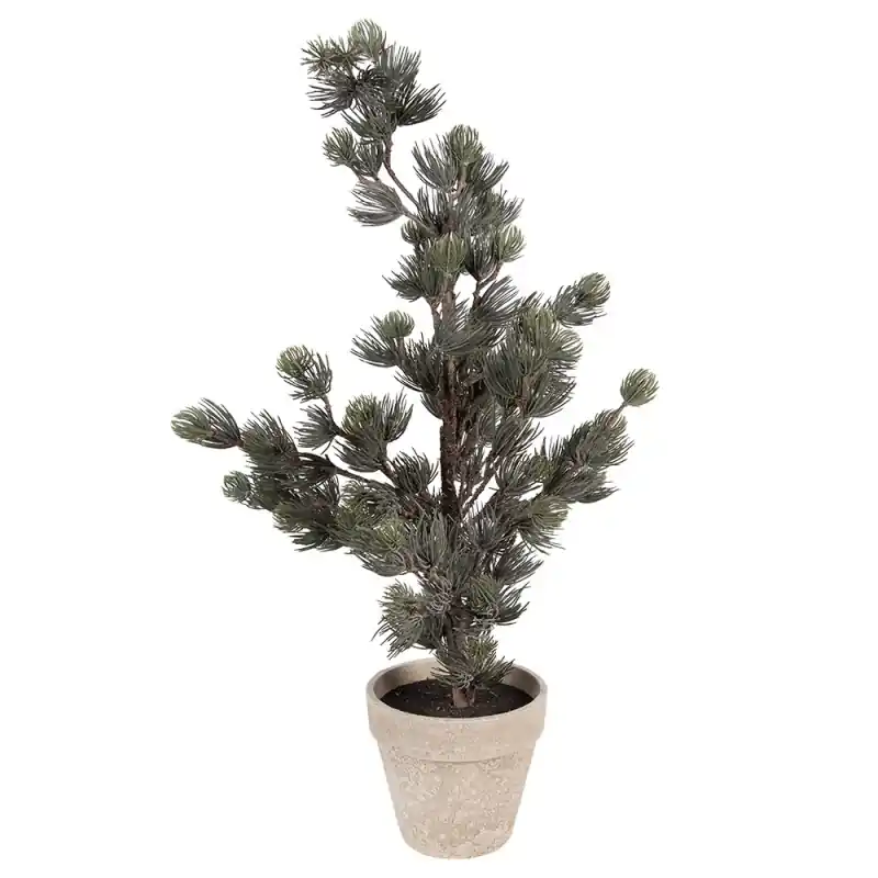 Clayre & Eef Kunstplant 30x30x65 cm Groen Kunststof Seizoensaanbieding