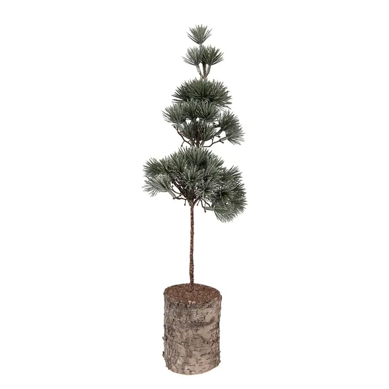 Clayre & Eef Mini Kunstkerstboom 14x14x45 cm Groen Hout Direct Verzonden
