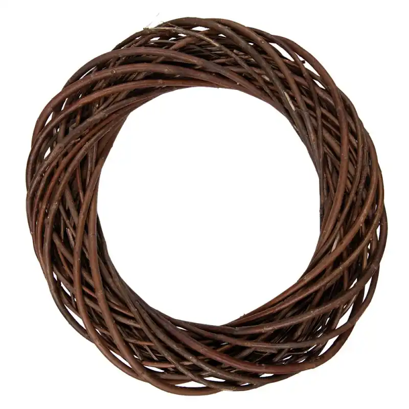 Goedkoop Clayre & Eef Krans Ø 50x8 cm Bruin Rotan