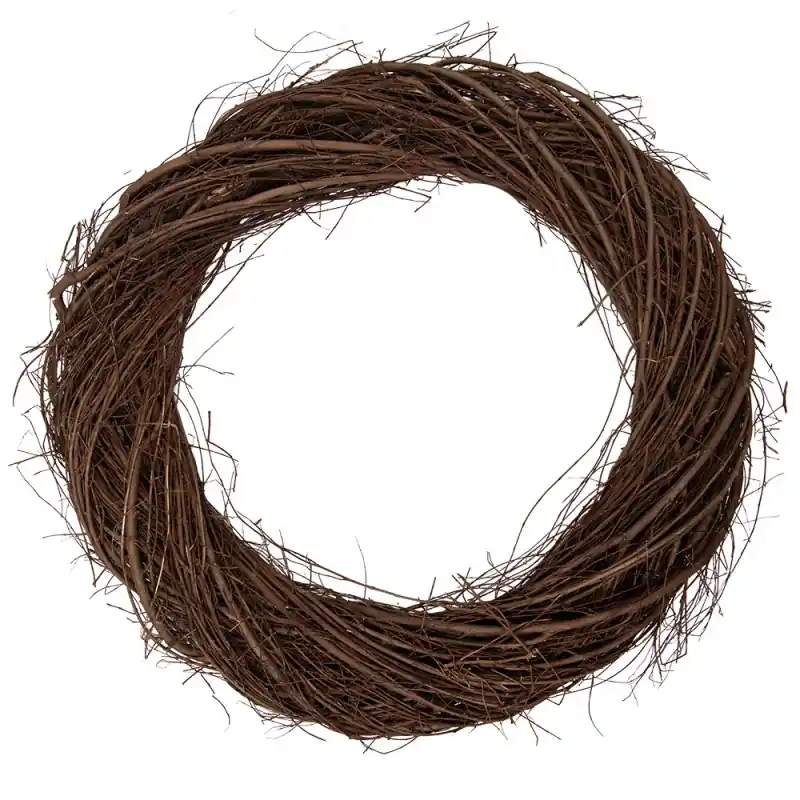 Clayre & Eef Krans Ø 55x6 cm Bruin Rotan Voordeelprijs