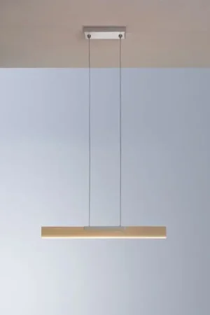 Snelle Levering Bopp NANO Hanglamp LED Aluminium, Hout donker, 1-licht