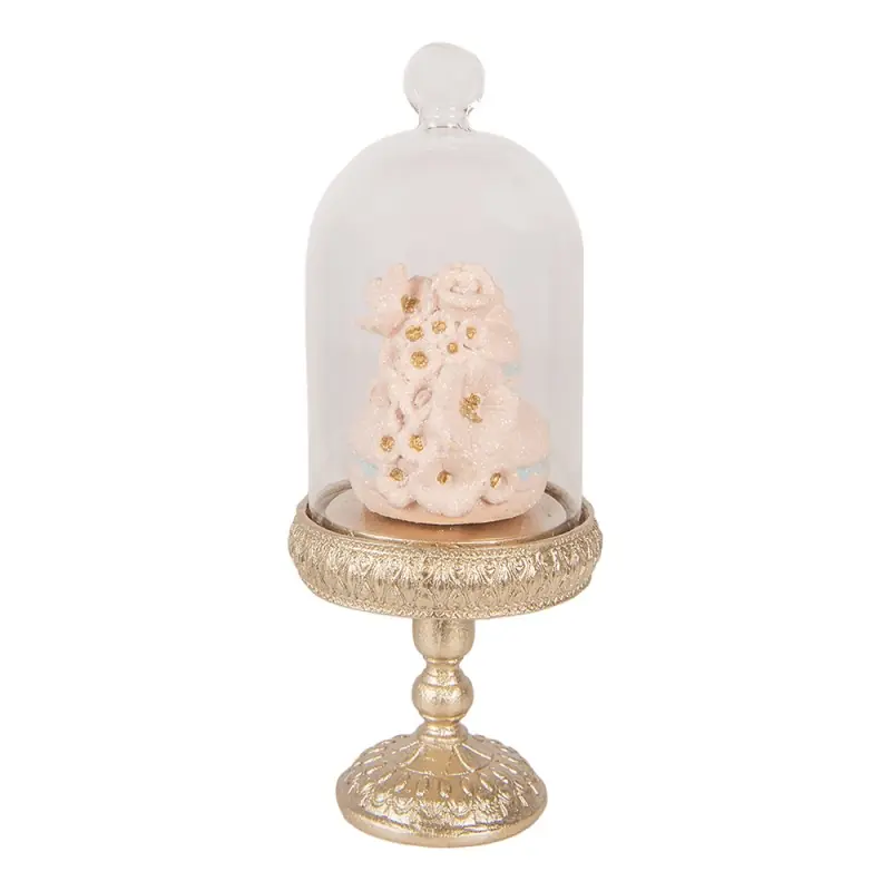 Populair Clayre & Eef Decoratie Beeld Macarons Ø 7x17 cm Goudkleurig Kunststof