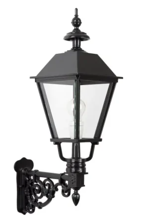 KS Verlichting Zandvoort Muurlamp Zwart, 1-licht Tijdelijk Beschikbaar