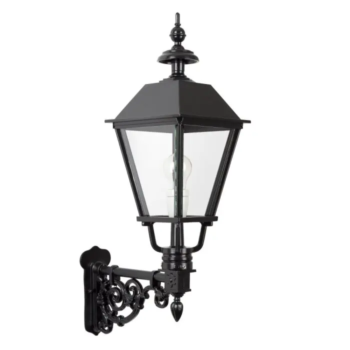 KS Verlichting Zandvoort Muurlamp Zwart, 1-licht Tijdelijk Beschikbaar