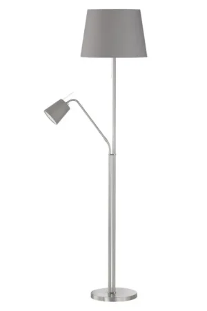 Direct Verzonden Honsel Layer Staande lamp Nikkel mat, 1-licht