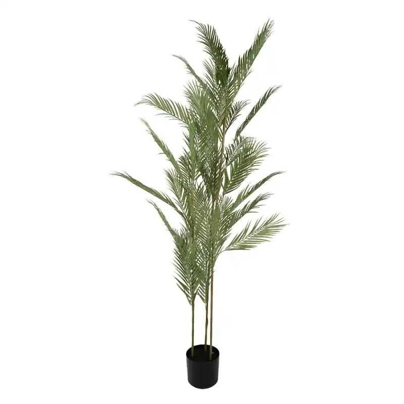 Direct Beschikbaar Clayre & Eef Kunstplant 25x25x180 cm Groen Kunststof