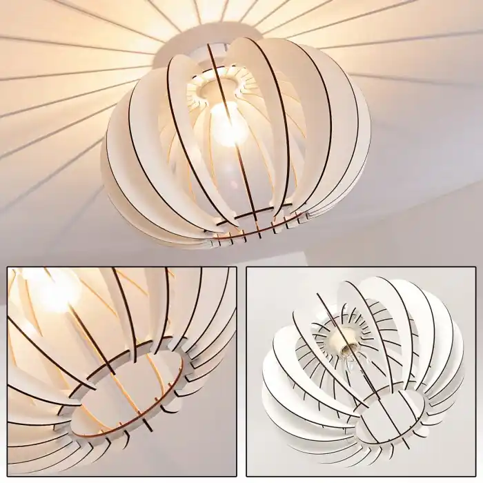 Direct Beschikbaar Valkom Plafondlamp Wit, 1-licht