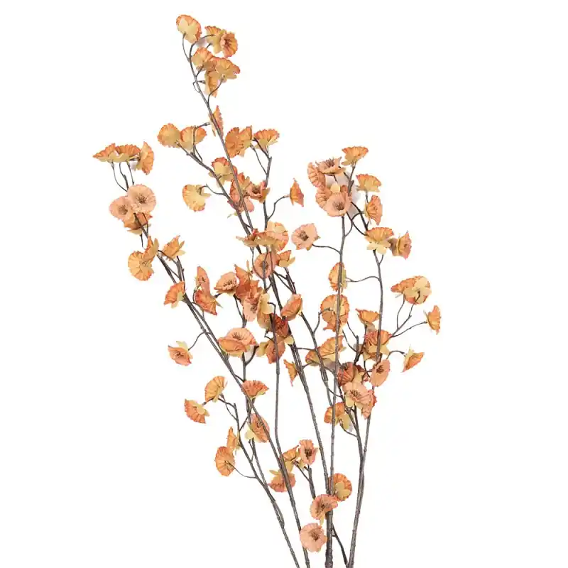 Clayre & Eef Kunstbloem 135 cm Oranje Kunststof Laatste Versie