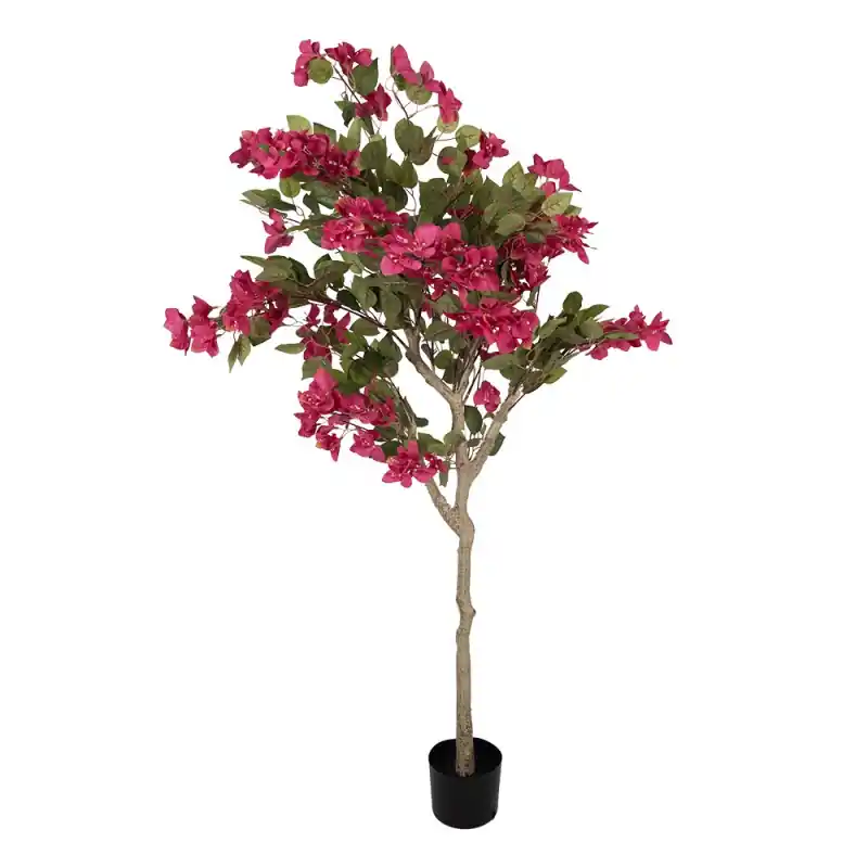 Clayre & Eef Kunstboom Bougainvillea 55x55x130 cm Roze Kunststof Populair