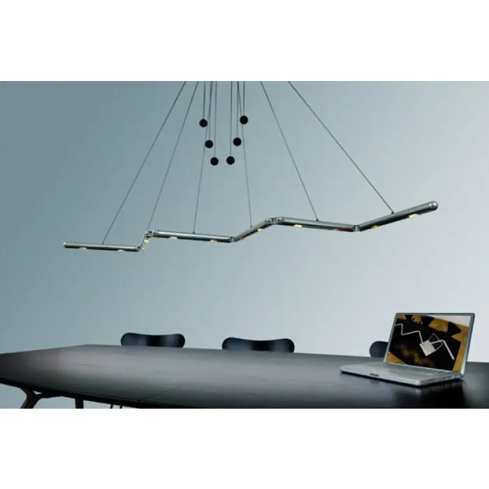 Meest Verkocht Basis-Leuchten GENUA Hanglamp LED Aluminium, 6-lichts