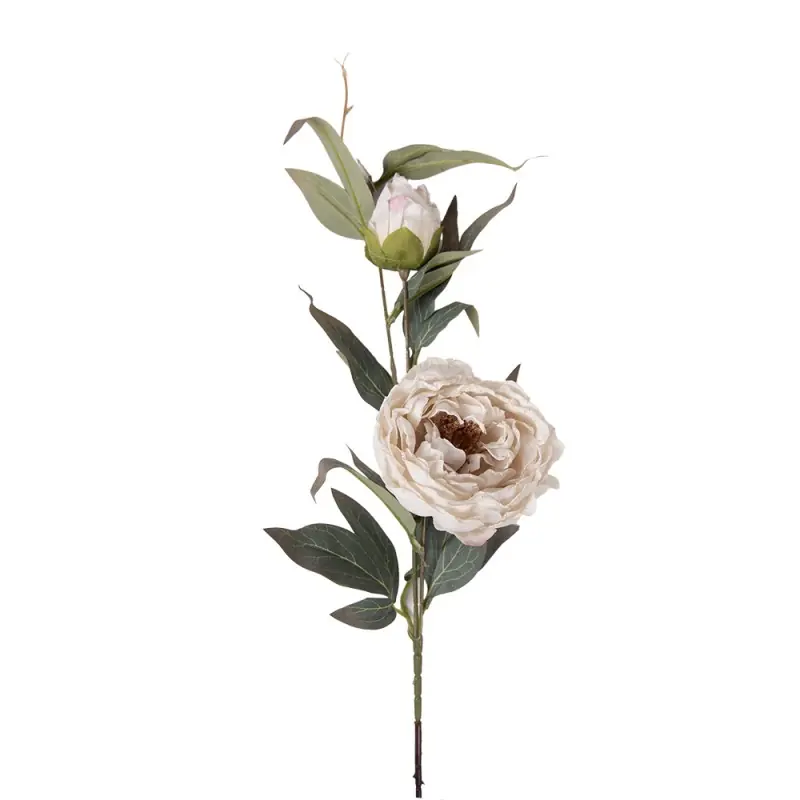 Must-Have Clayre & Eef Kunstbloem 83 cm Wit Kunststof