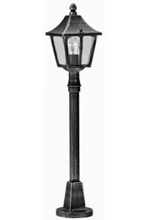 Albert 4128 Buiten staande lamp Zwart, Zilver, 1-licht Op = Op