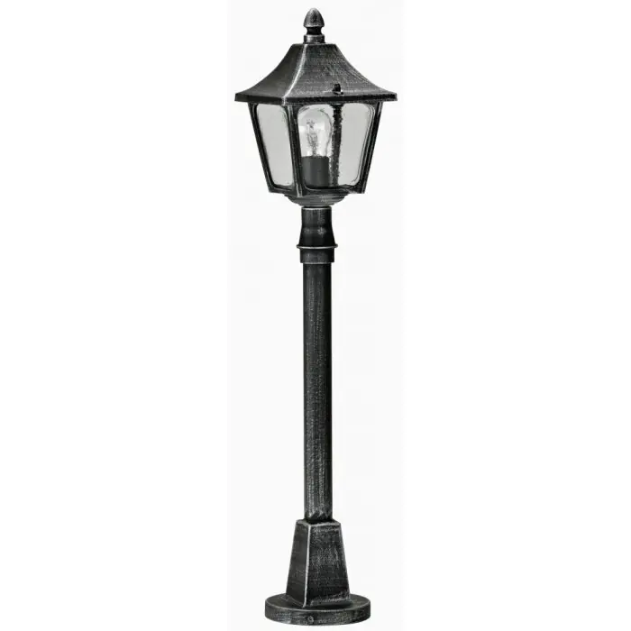 Albert 4128 Buiten staande lamp Zwart, Zilver, 1-licht Op = Op