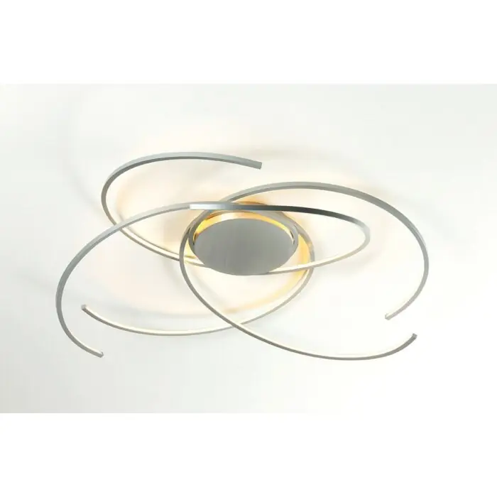 Escale SPACE Plafondlamp LED Aluminium, 1-licht Op = Op
