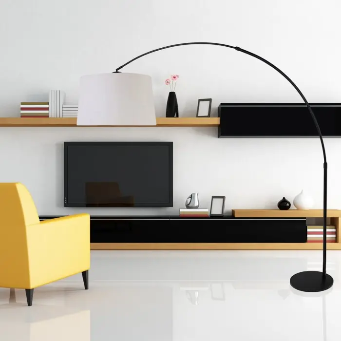 Beperkt Aanbod Steinhauer Lilac Noir Staande lamp Zwart, 1-licht