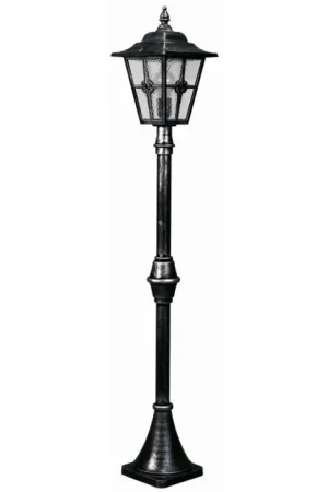 Snelle Levering Albert 4136 Buiten staande lamp Zwart, Zilver, 1-licht
