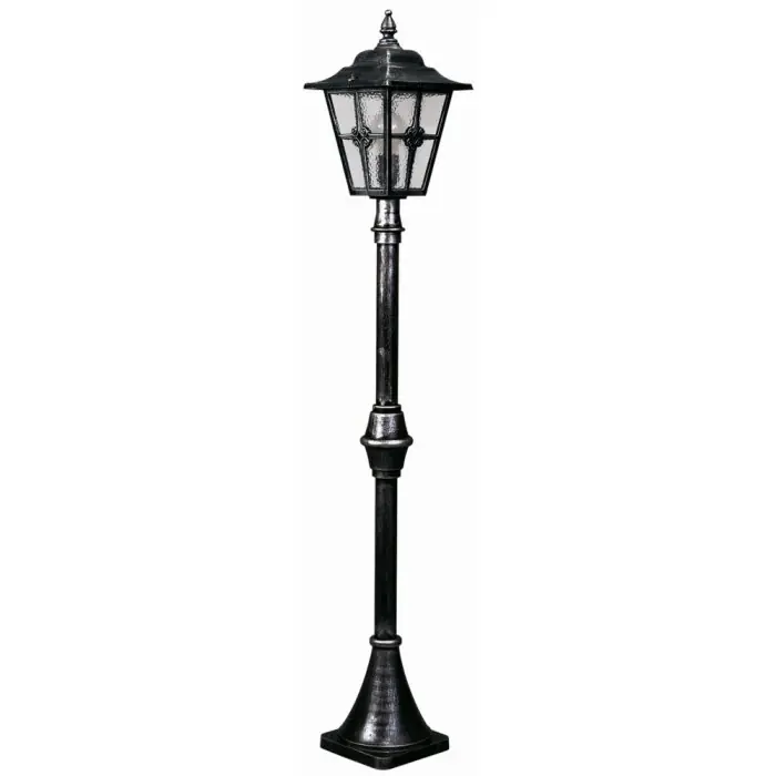Snelle Levering Albert 4136 Buiten staande lamp Zwart, Zilver, 1-licht