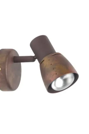 Snelle Levering Brilliant Lava Muurspot Koperkleurig, 1-licht