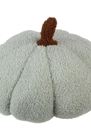 Actieprijs Clayre & Eef Decoratie Pompoen Ø 35x22 cm Groen Polyester