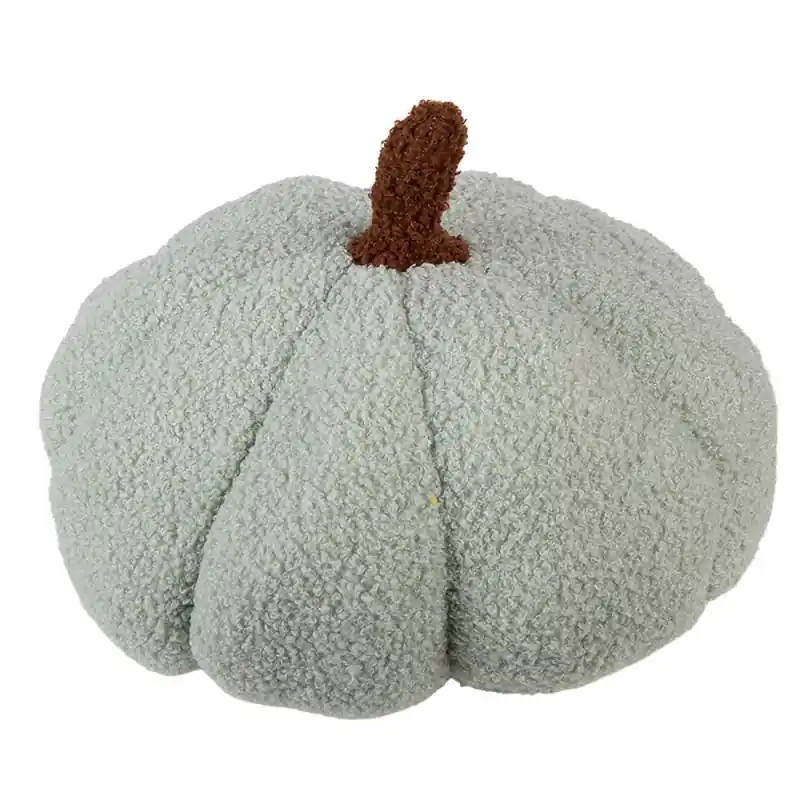 Actieprijs Clayre & Eef Decoratie Pompoen Ø 35x22 cm Groen Polyester