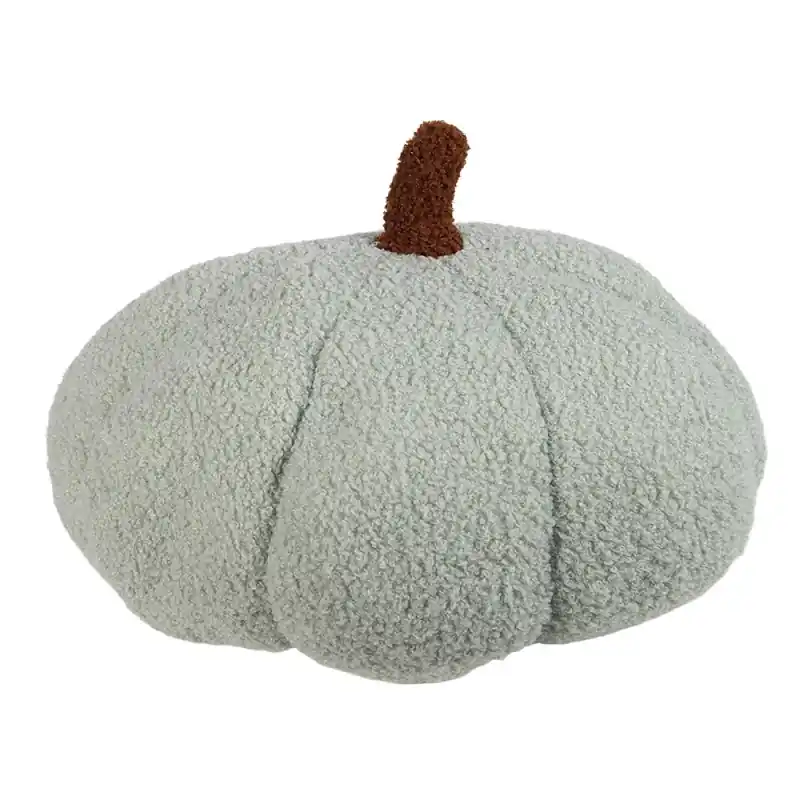 Goedkoop Clayre & Eef Decoratie Pompoen Ø 30x18 cm Groen Polyester