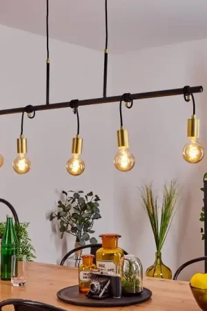 Blaco Hanglamp Zwart, 5-lichts Voordeelprijs