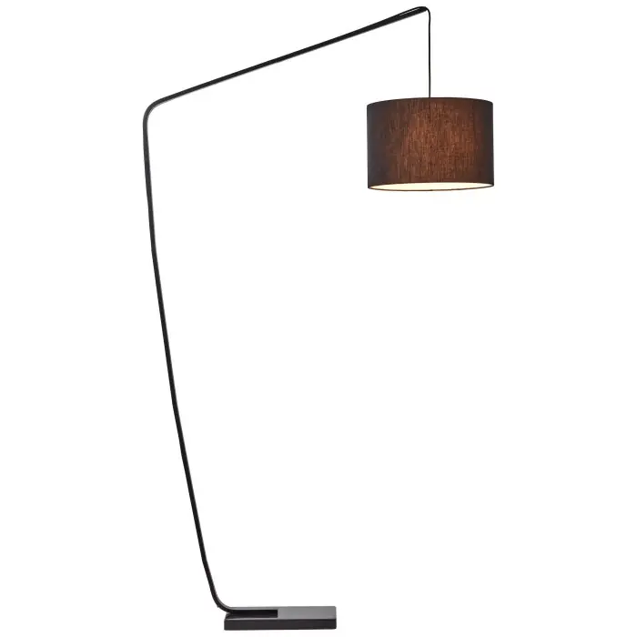 Express Levering Brilliant Daria Booglamp Zwart, 1-licht