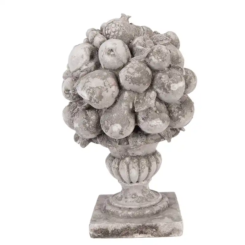 Clayre & Eef Decoratie Beeld 21x20x32 cm Grijs Kunststof Shop Nu