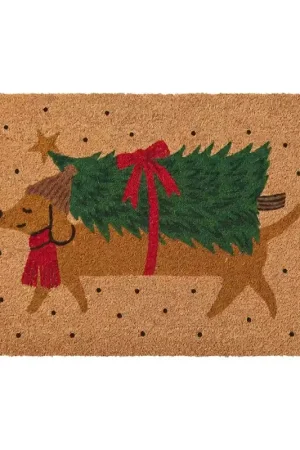 Bestel Nu Clayre & Eef Deurmat Bruin Kokos Kerst