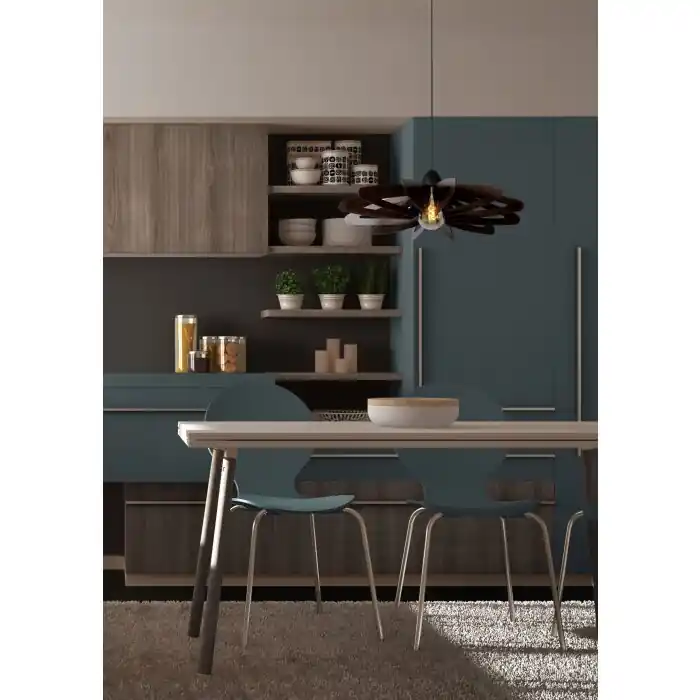 Lucide ZIDANE Hanger Zwart, 1-licht Veilige Betaling