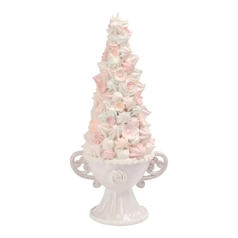 Clayre & Eef Decoratie Taart Beige Kunststof Laatste Kans